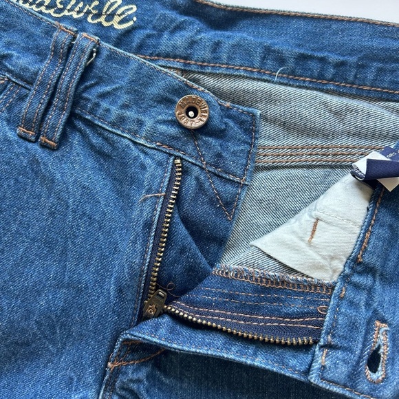 Madewell Denim Distressed Shorts - Dark Wash - Sz 24 - Picture 6 of 8